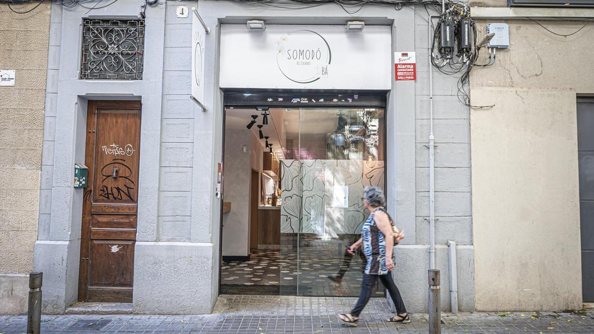 La entrada de Somodó Bá.