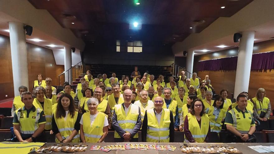 Más de 70 personas acudieron a la jornada de prevención de atropellos entre personas mayores