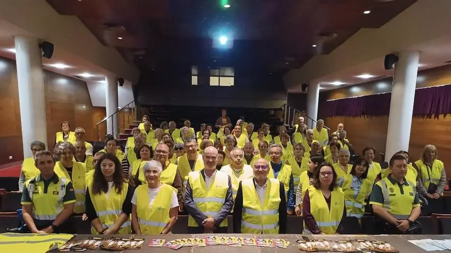 Más de 70 personas acudieron a la jornada de prevención de atropellos entre personas mayores