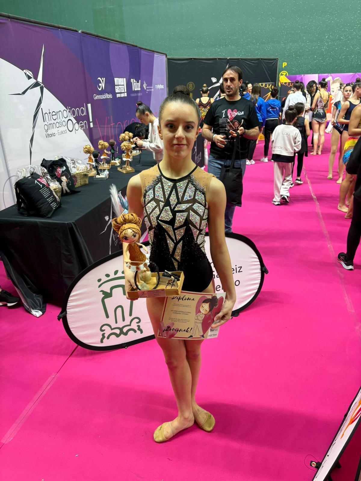 Esther Menéndez, en el Open de Vitoria.