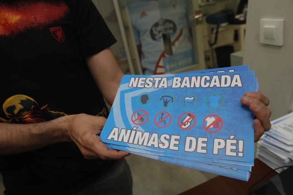 La afición del Celta se calza las botas del jugador número doce