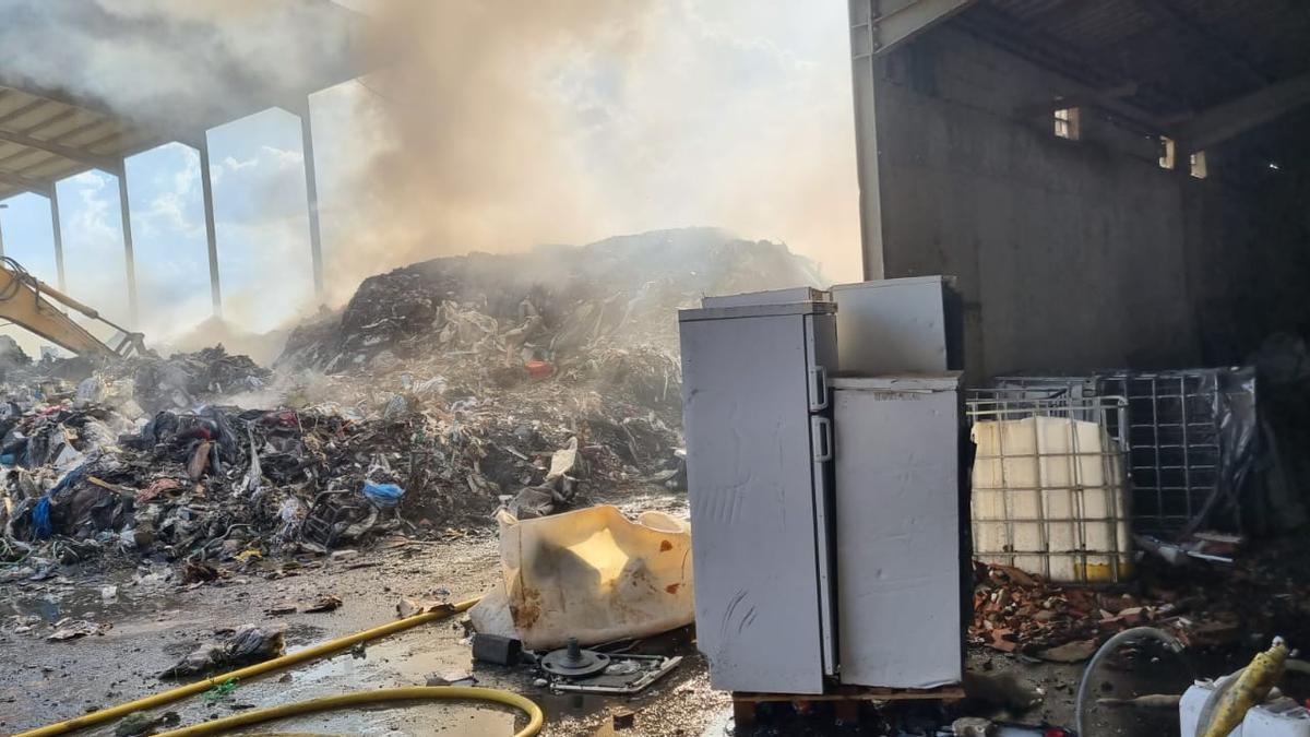 Zona de la planta en la que se ha declarado el fuego.