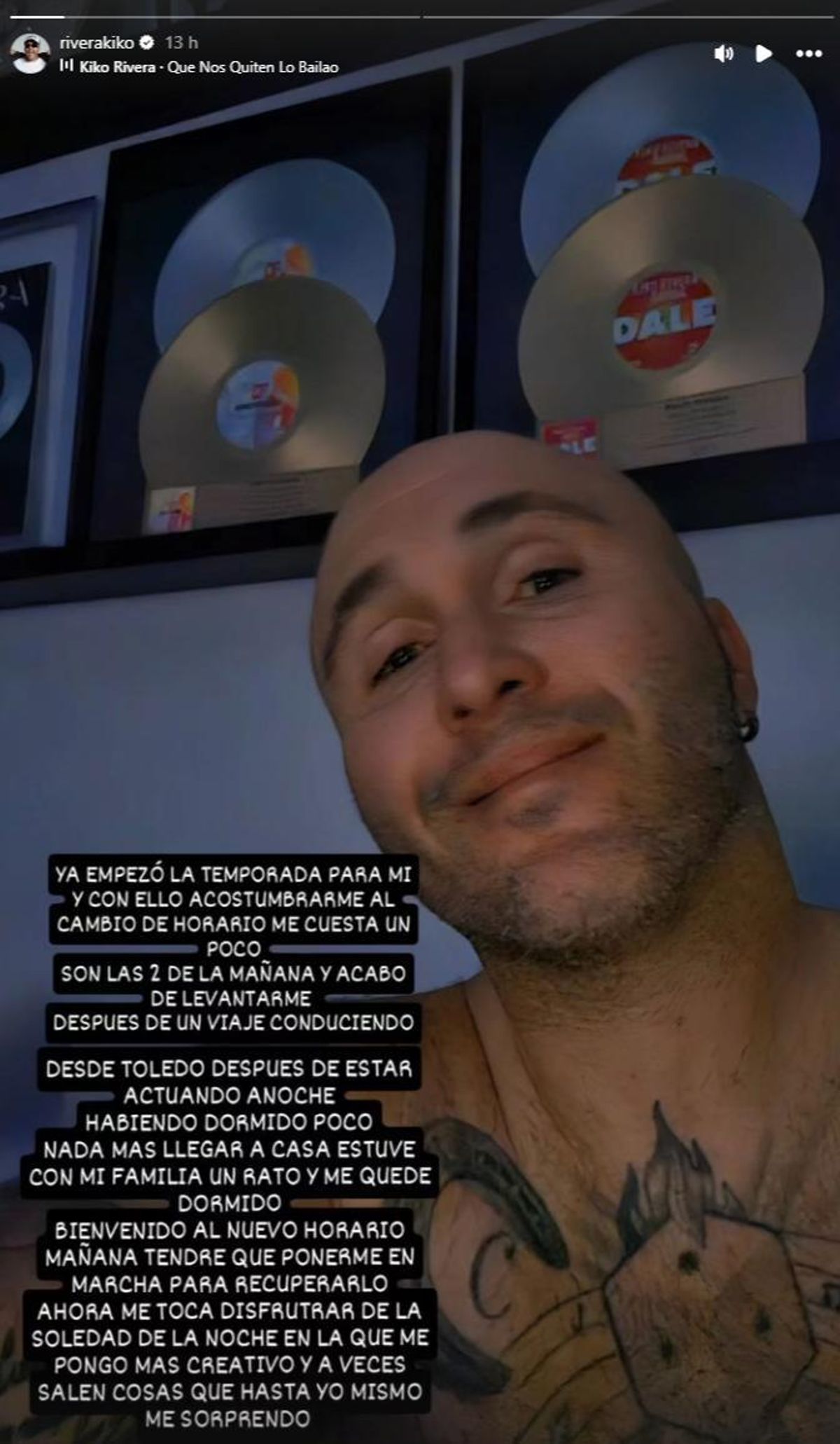 Publicación de Kiko Rivera.
