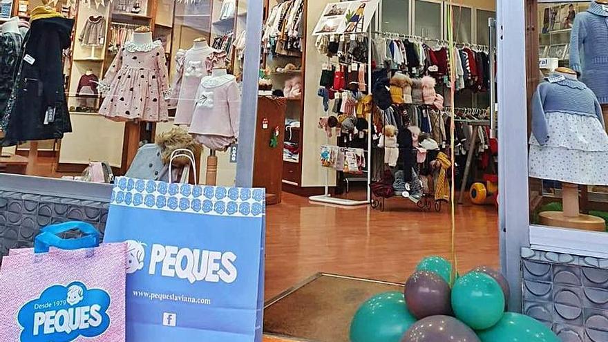 Tienda de moda infantil en una edición anterior de “Noche Abierta”.