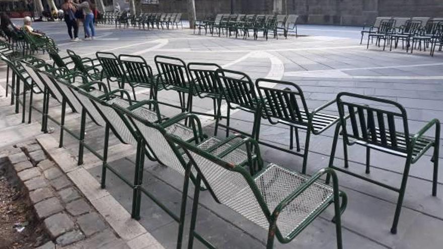 Les cadires al primer tram del Pere III s&#039;hi estaran fins al pròxim 30 de setembre