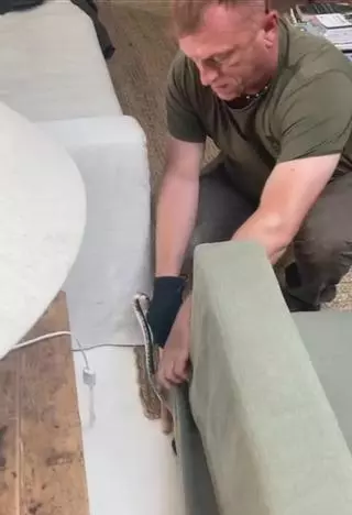 One-metre snake captured under a sofa in a house in Ibiza