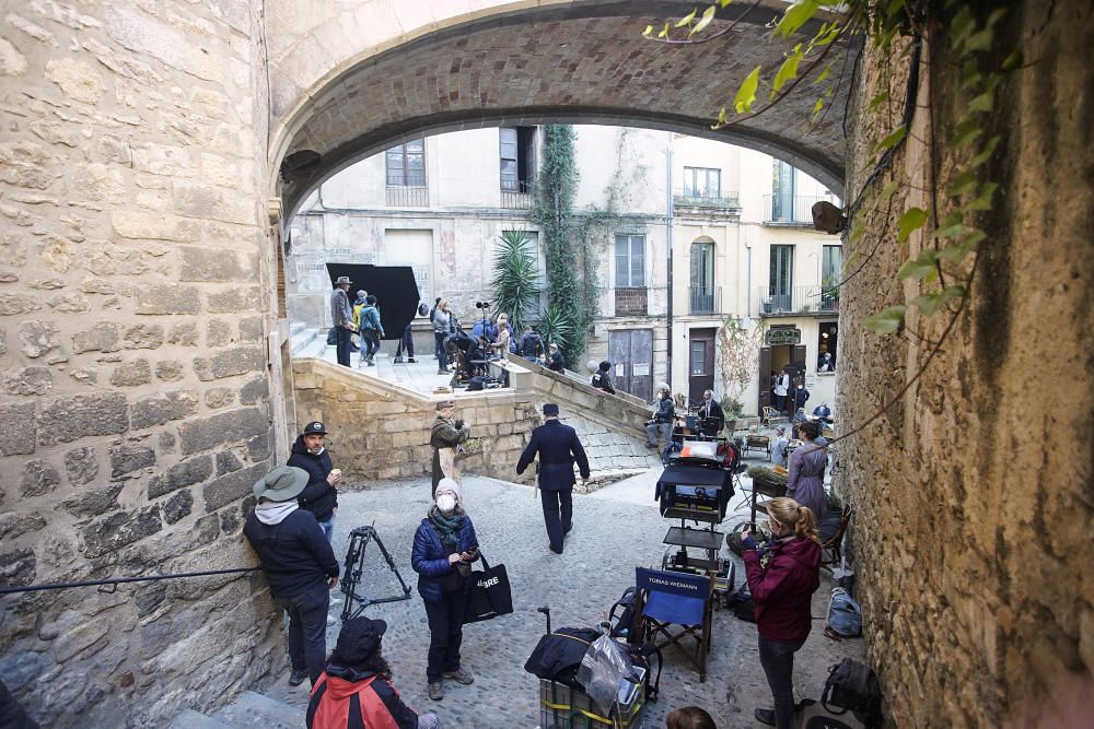 El rodatge del film alemany «The Path» al Barri Vell de Girona