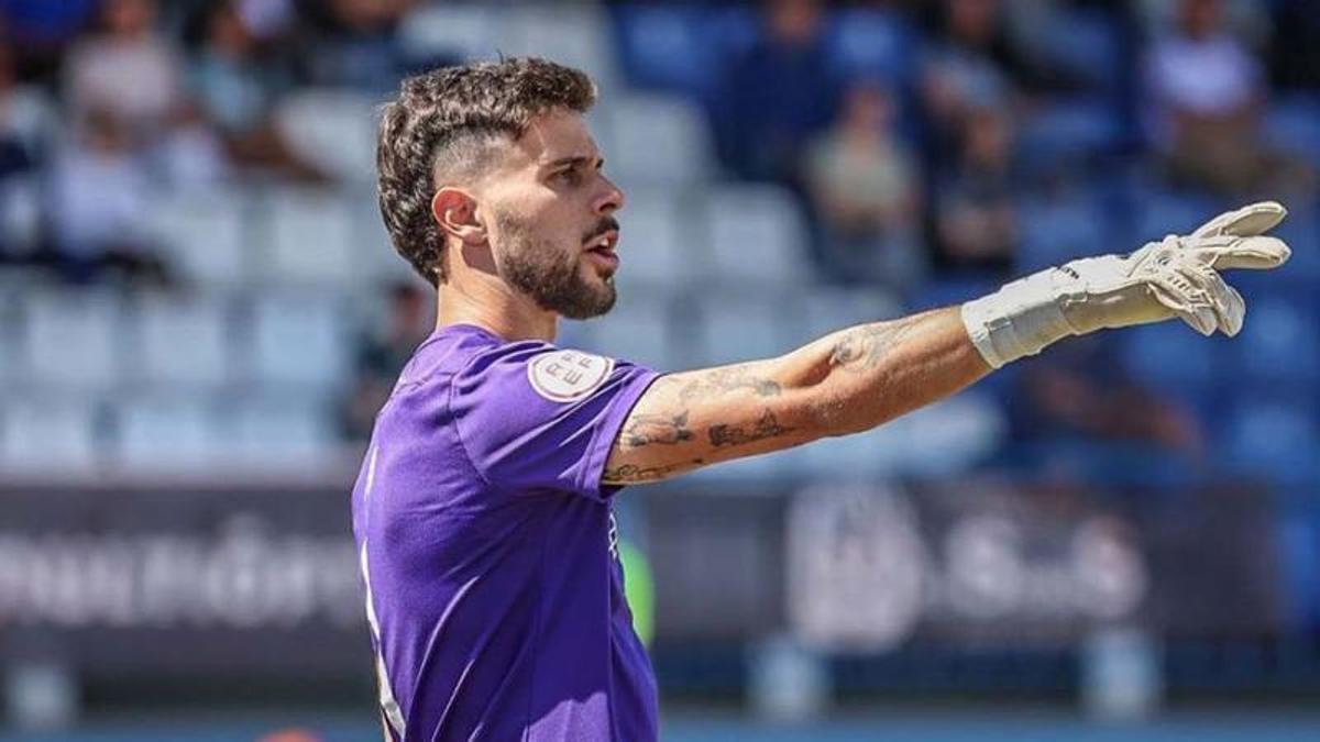 Diego Fuoli, durante un encuentro con el Sabadell.