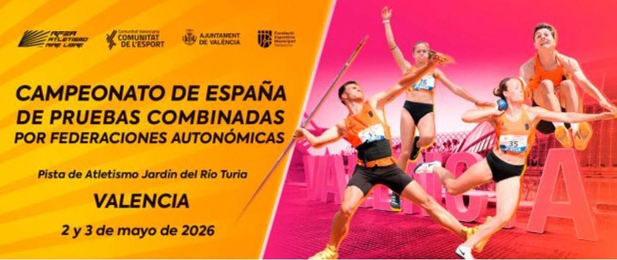 El Estadio del Turia acoge el Campeonato de España de pruebas combinadas