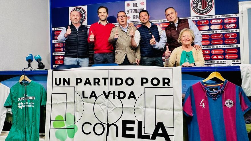 Veteranos de la Selección Extremeña y del Recreativo de Huelva jugarán por la ELA