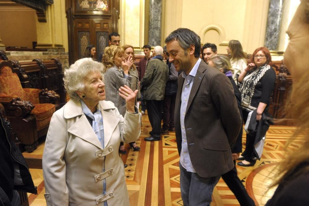 Homenaje a María Teresa Alvajar de la CRMH en A Co