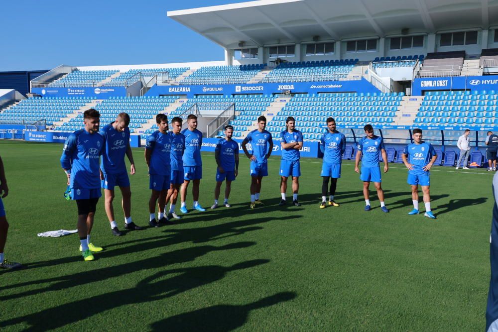 Primer día de trabajo del Atlético Baleares de Jordi Roger