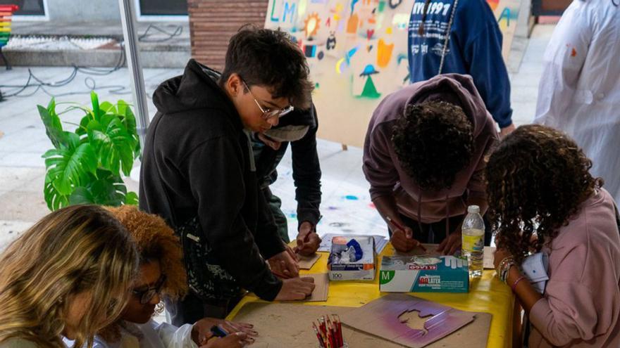 Xinzo celebró el Día da Xuventude con actividades lúdicas