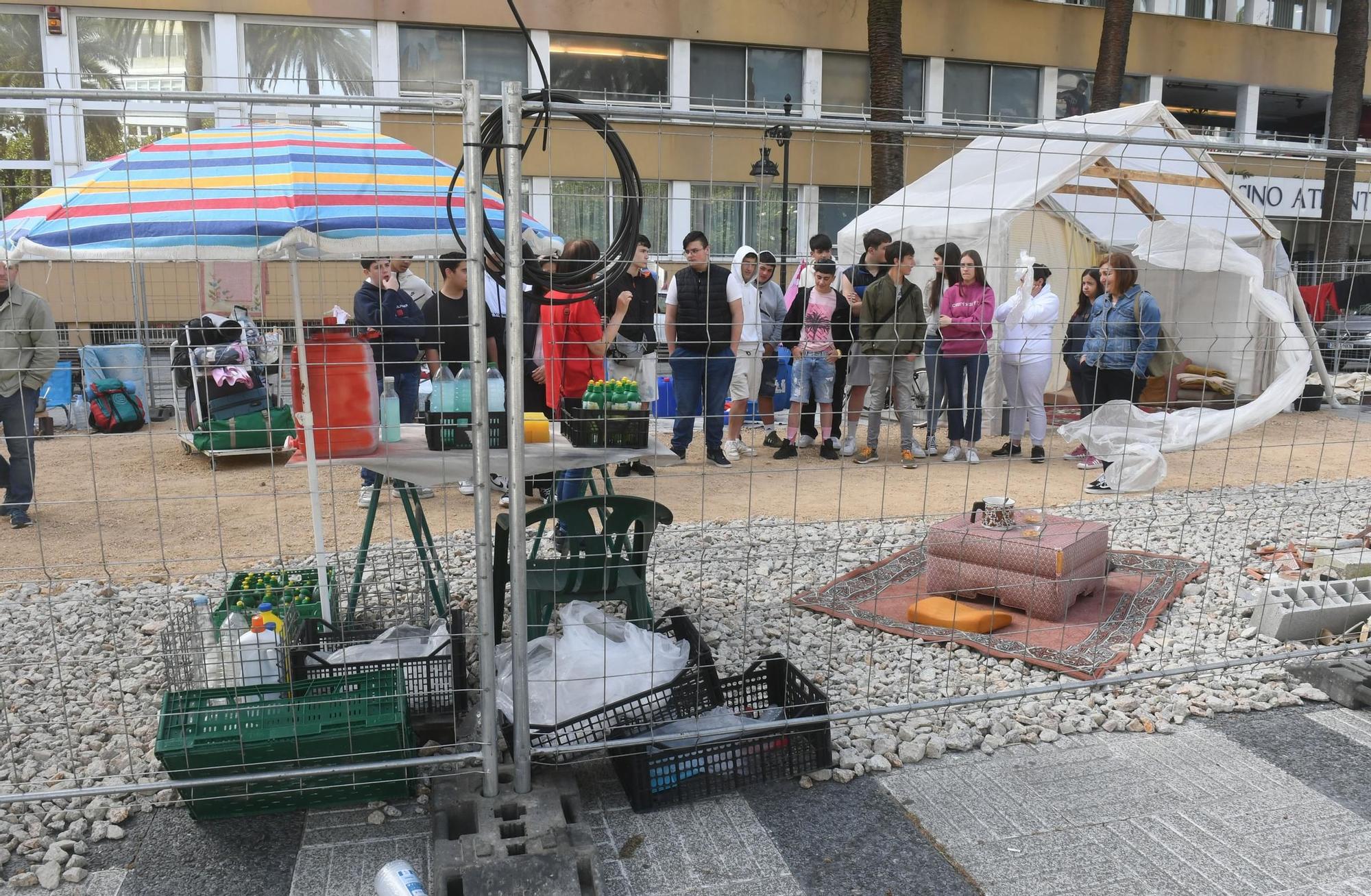 Arranca la 8ª edición de Acampa pola Paz en los jardines de Méndez Núñez