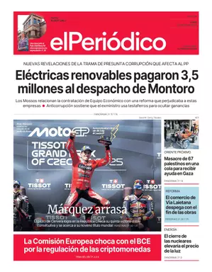 La portada de EL PERIÓDICO del 21 de julio de 2025