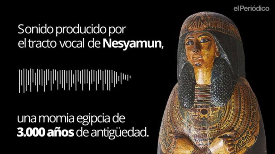 La momia de Nesyamun recupera su voz tras 3.000 años de silencio