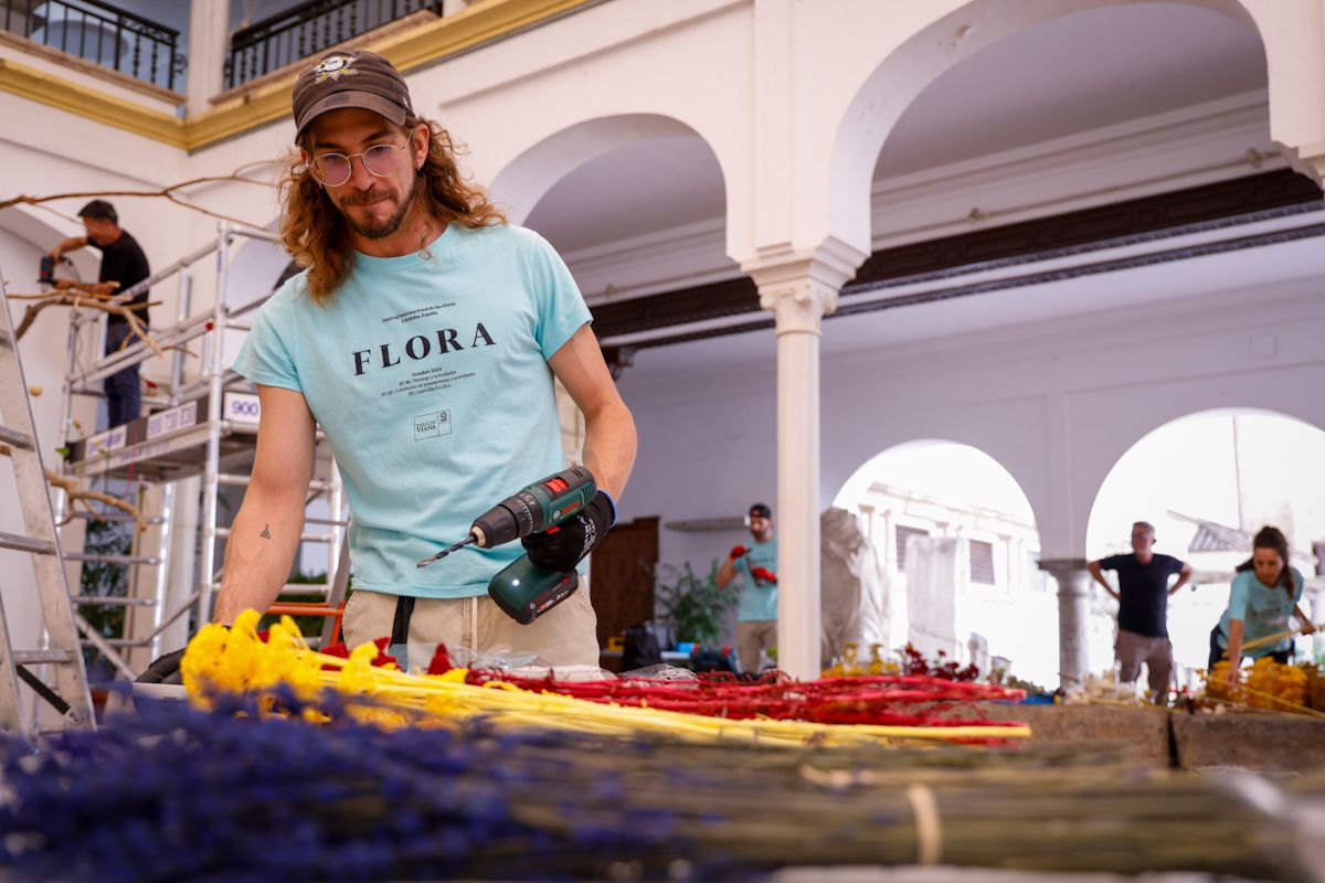Comienza el montaje de las instalaciones de Flora 2025