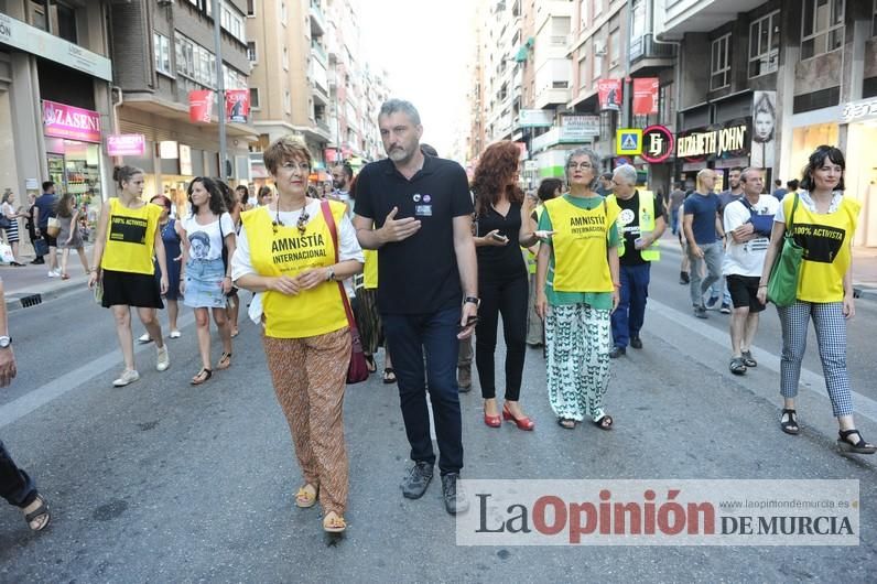 Más de cien voces piden en Murcia "acoger refugiados ya"