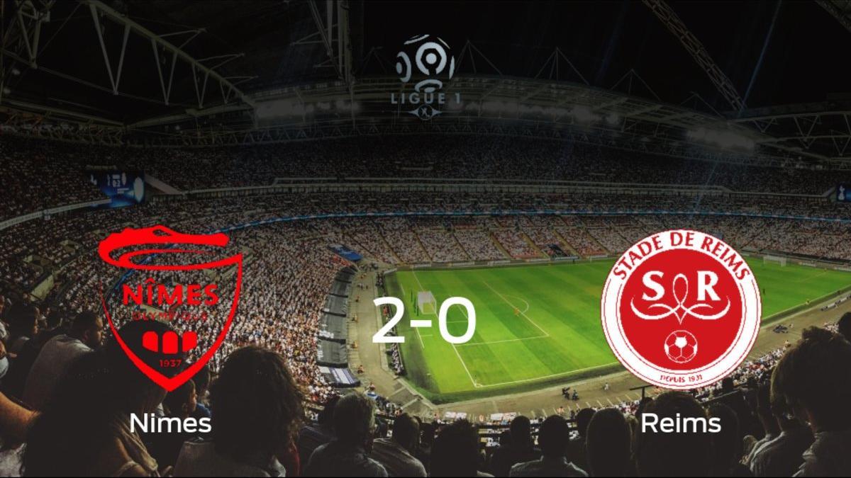 El Olimpique de Nimes gana 2-0 en su estadio frente al Stade de Reims