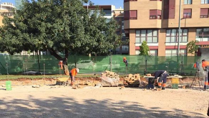 Avanzan las obras del espacio dedicado a las víctimas del metro