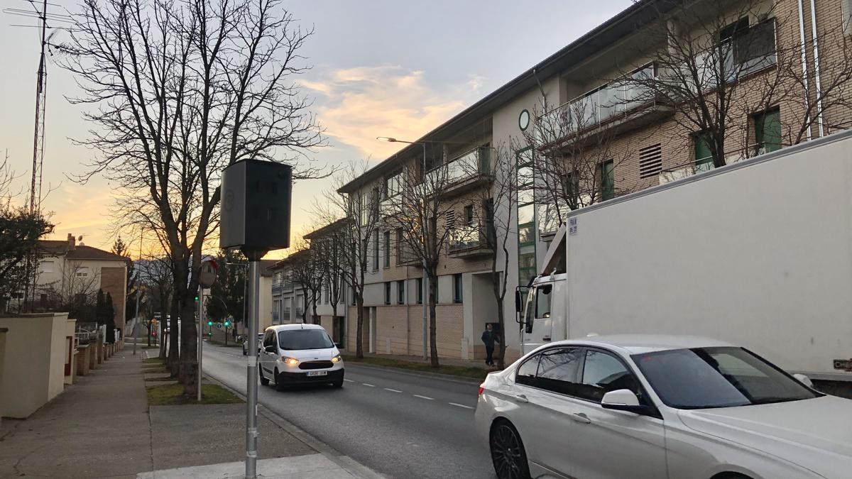 Un dels radars instal·lats aquesta setmana a l&#039;Avinguda Sant Jordi