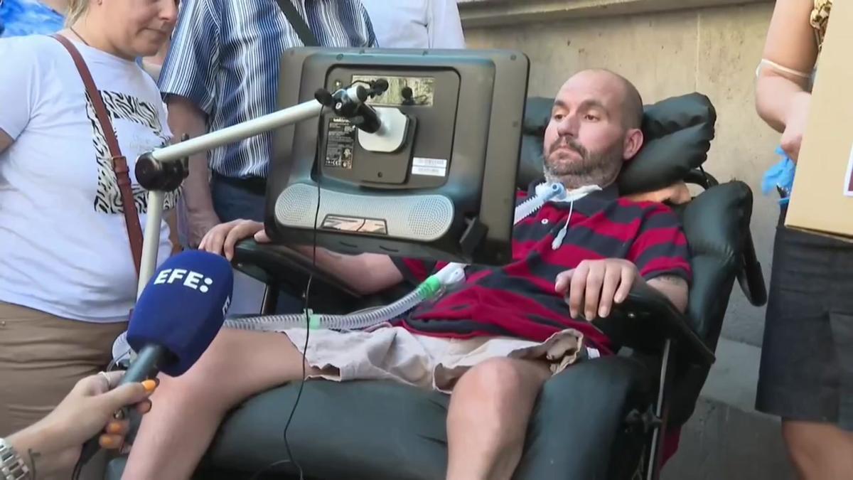 Jordi Sabaté en una comparecencia de prensa