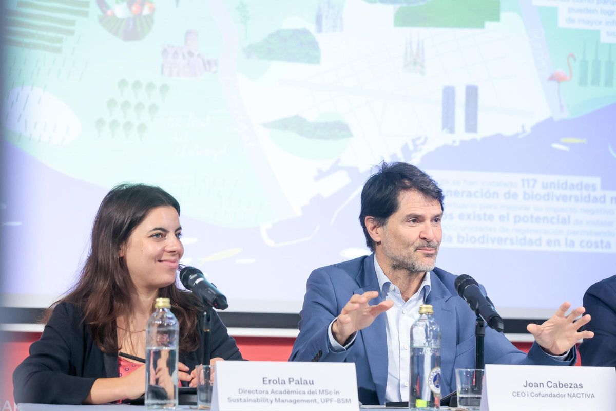 Erola Palau (UPF BSM) y Joan Cabezas (Nactiva)