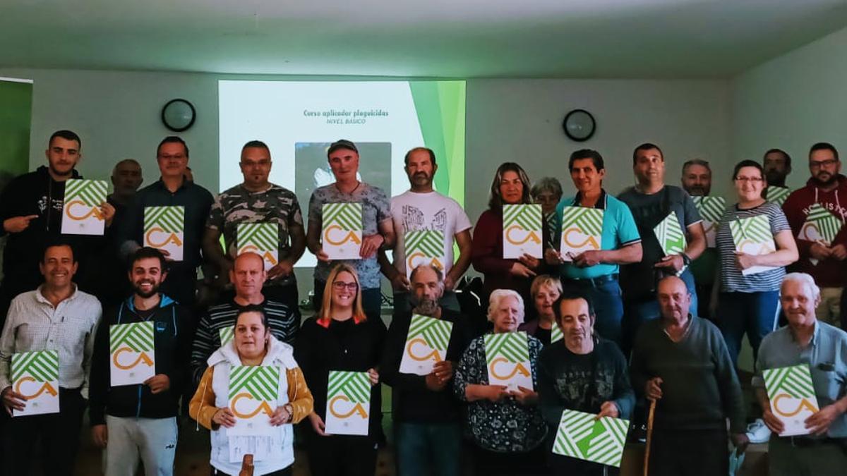 Curso sobre manejo de productos fitosanitarios, organizado por Cobadu