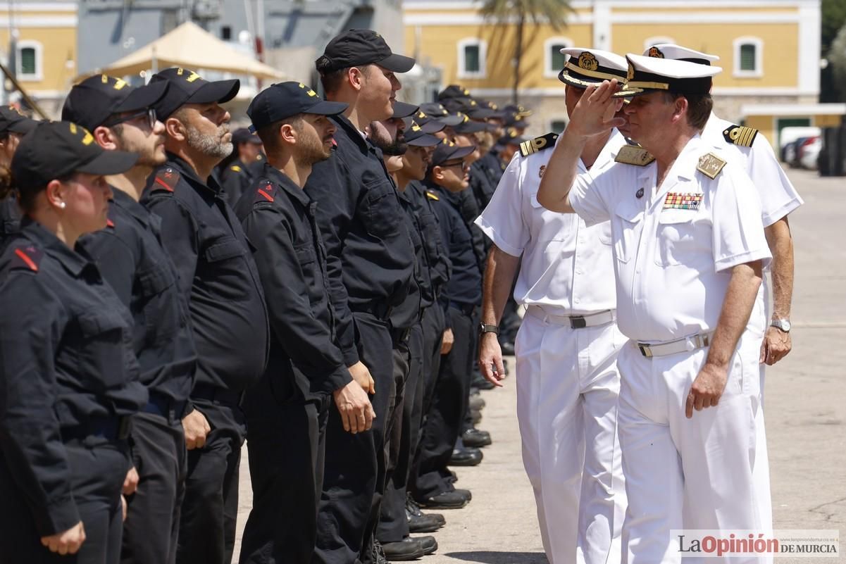 La llegada del buque Hespérides al Puerto de Cartagena, en imágenes