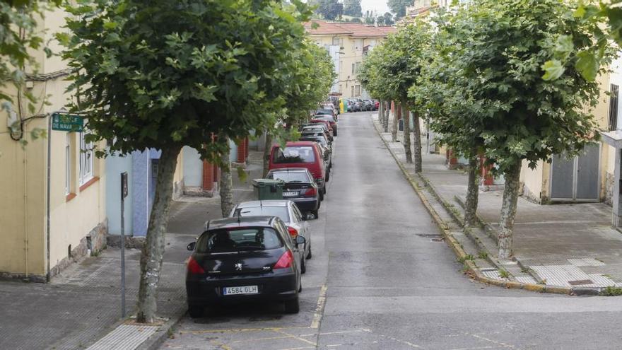 Calle Navarra de La Carriona.