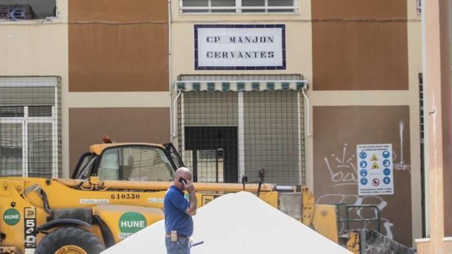 Las obras  del centro escolar original en Carolinas acaban en dos meses