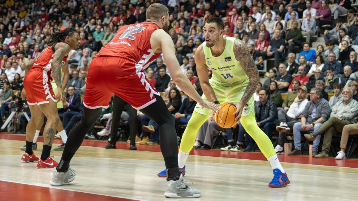 Willy Hernangómez, durante el Bàsquet Girona - Barça de la pasada temporada