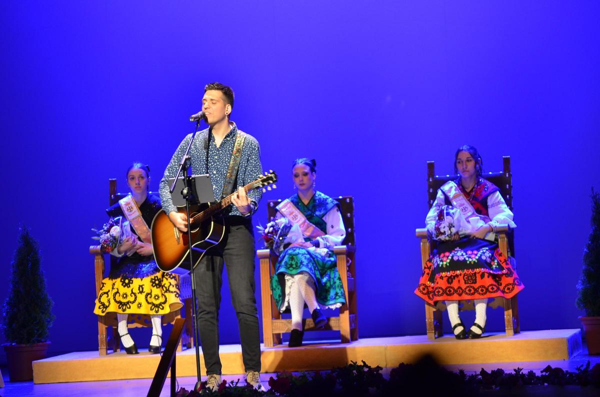 Adrián Lorenzo durante su actuación en la gala.