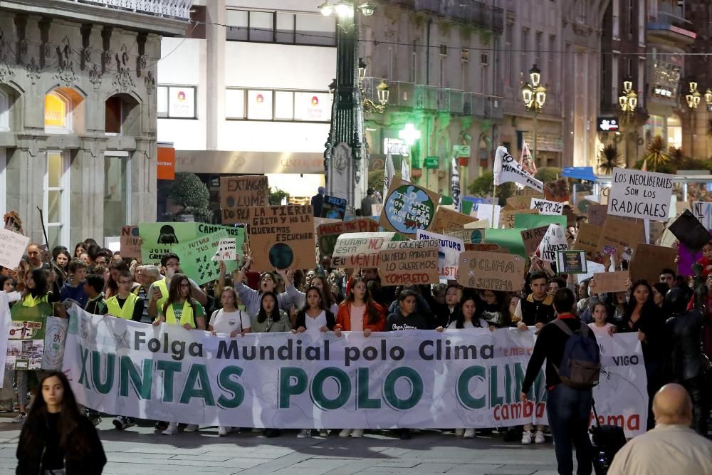 La manifestación partió de Vía Norte