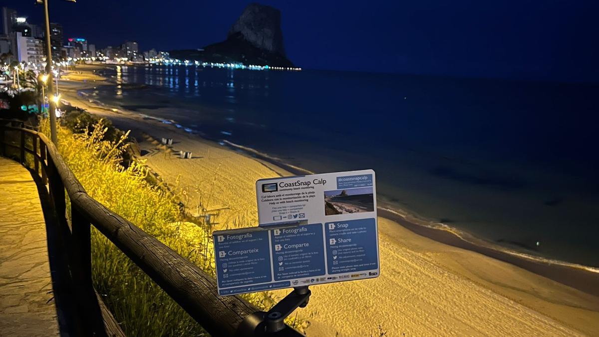 La playa del Borumbot de Calp