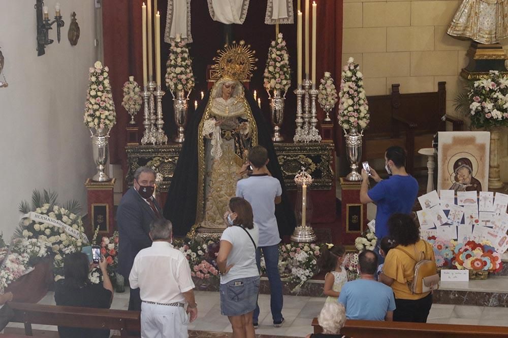 La Virgen de la Soledad ya está en la parroquia de Guadalupe