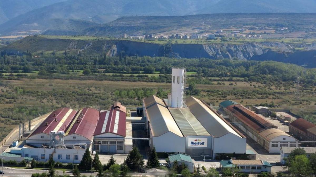 La empresa Iberfoil Aragón en Sabiñánigo, que creará 40 nuevos empleos gracias al préstamos del fondo de desarrollo industrial.