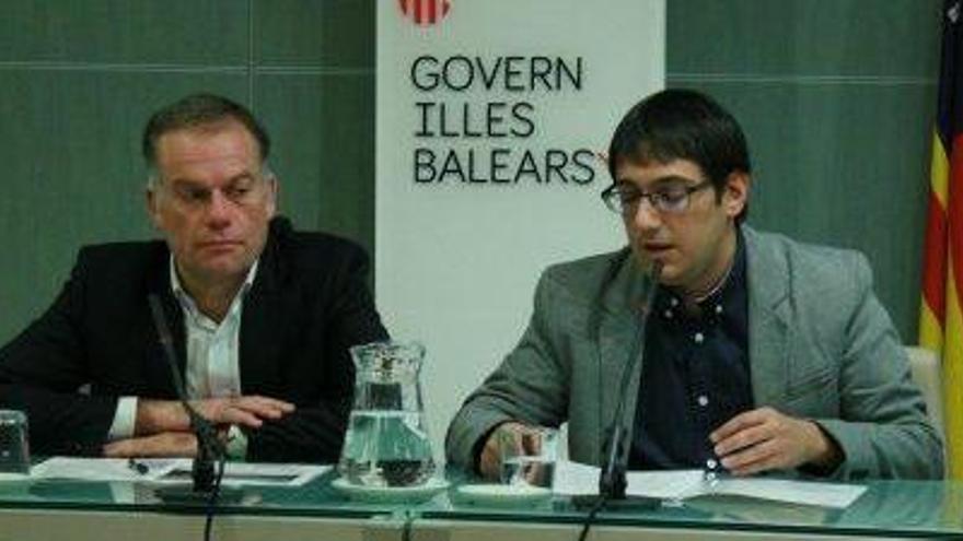 Llorenç Pou y Iago Negueruela en la presentación