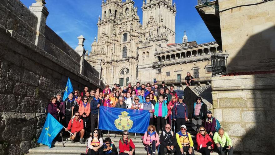 Amigos del Camino de Santiago llega al Obradoiro