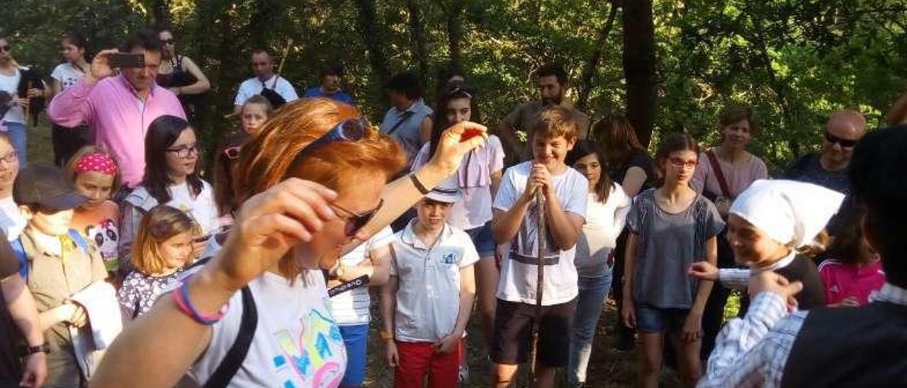 El Festival de Teatro Escolar celebrado el domingo en la zona.