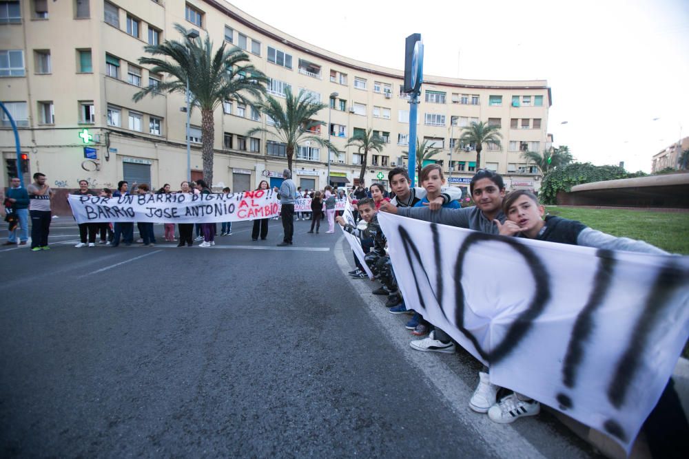 Manifestación en el barrio de José Antonio