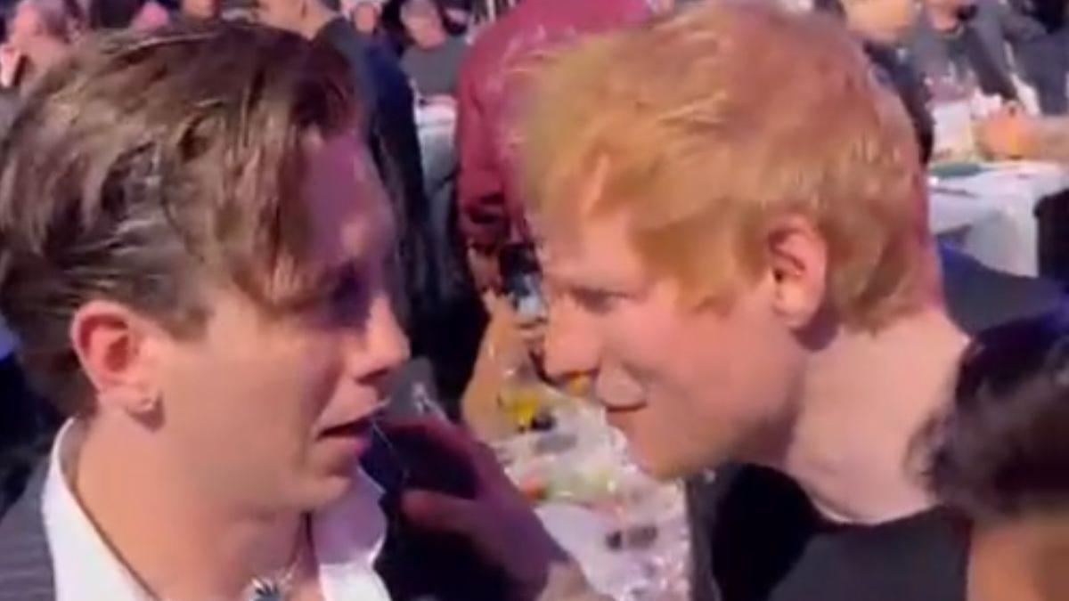 Walls y Ed Sheeran en la gala de Los 40