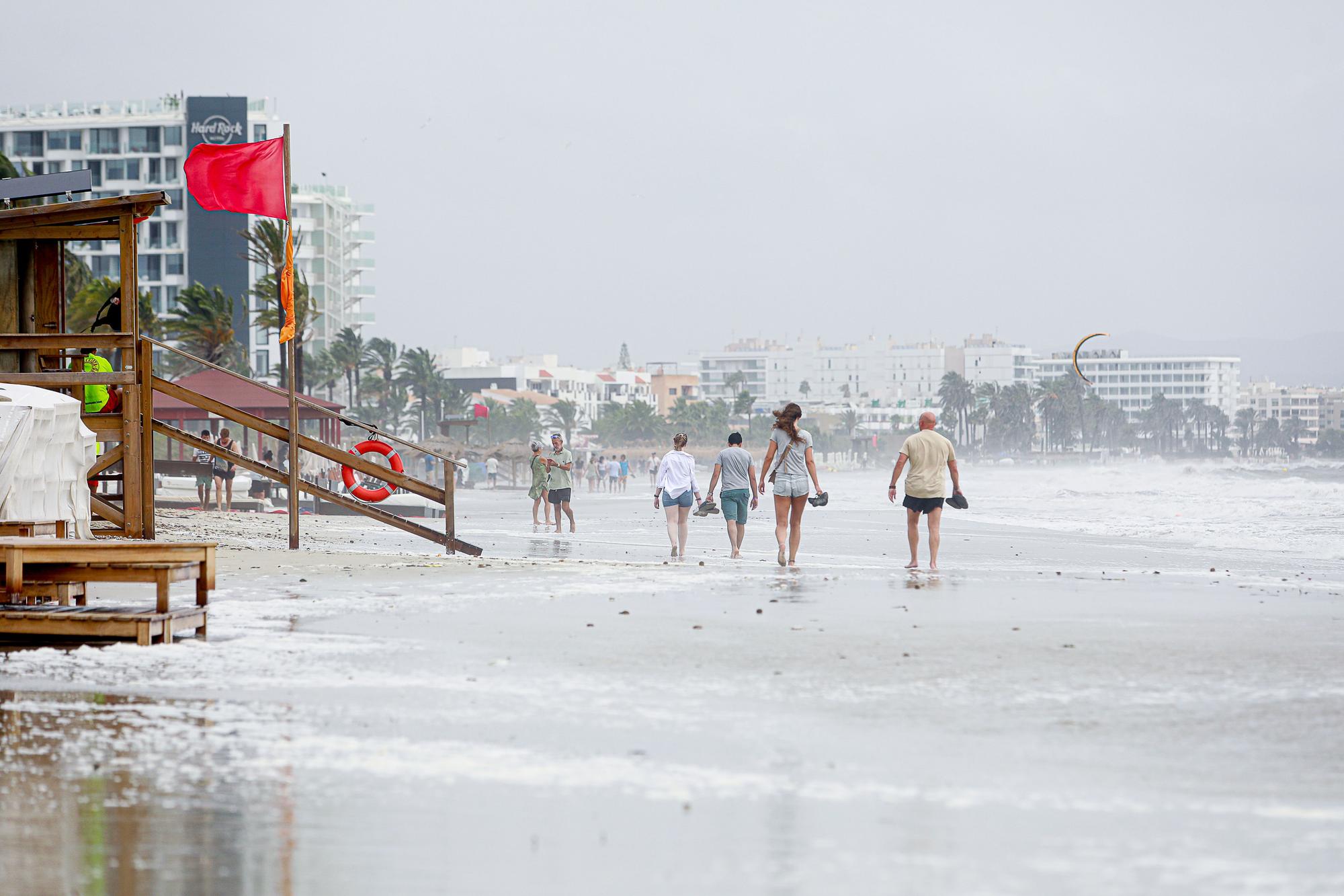 Mira aquí todas las fotos del temporal en Ibiza