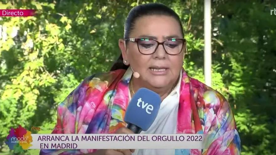 Las emotivas palabras de María del Monte durante el Orgullo: “Faltan muchas cosas por conseguir”