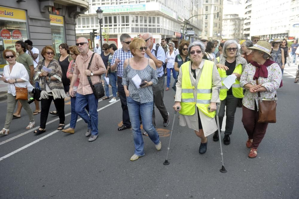 Manifiestación por los refugiados en A Coruña