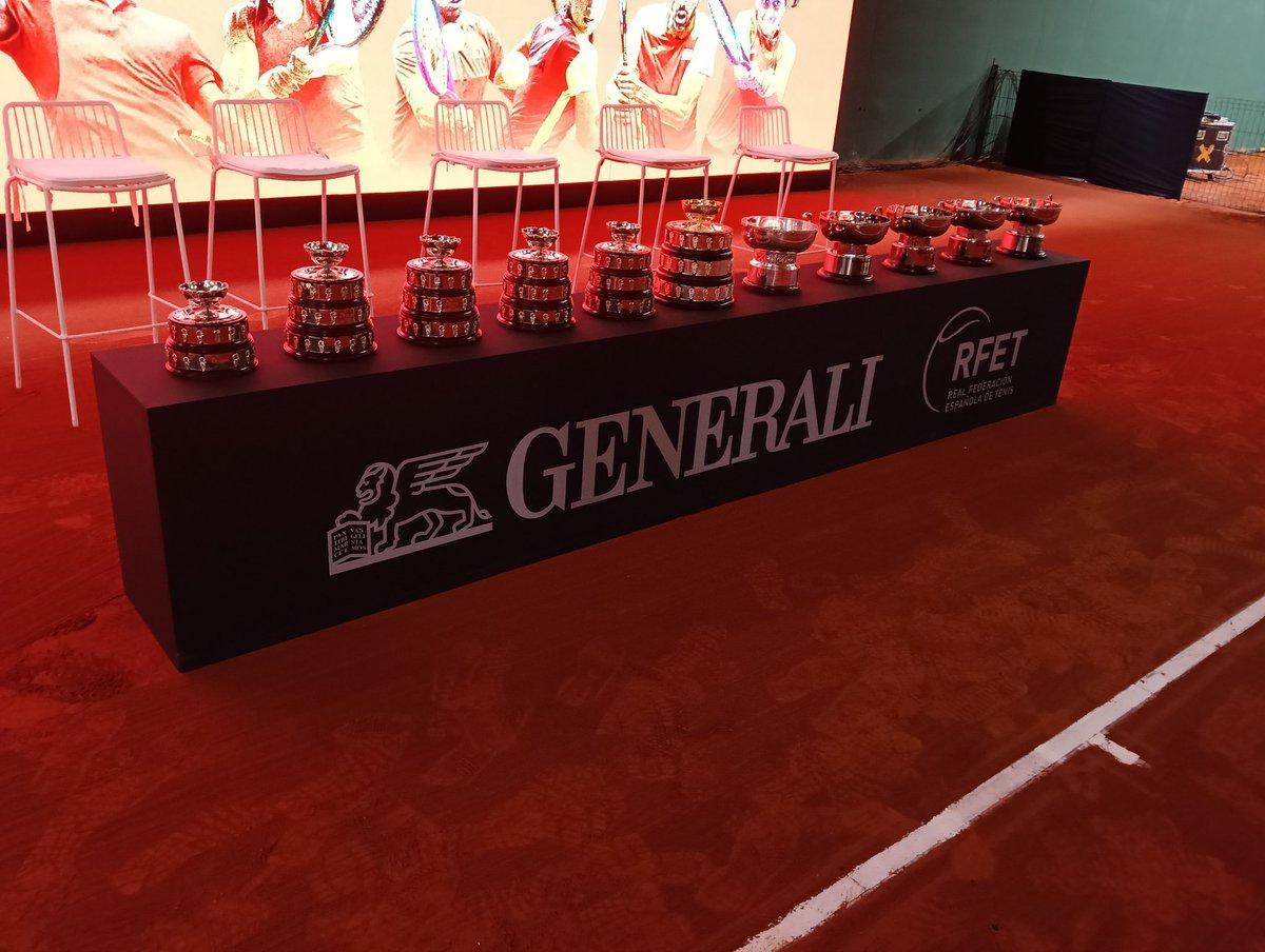 Los trofeos ofrecidos en la nueva era de la RFET y Generali