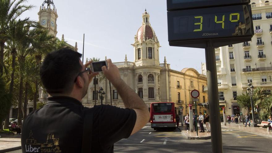 Valencia alcanzó los 35 grados el 21 de octubre.