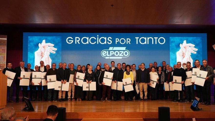 El Pozo homenajea a sus jubilados