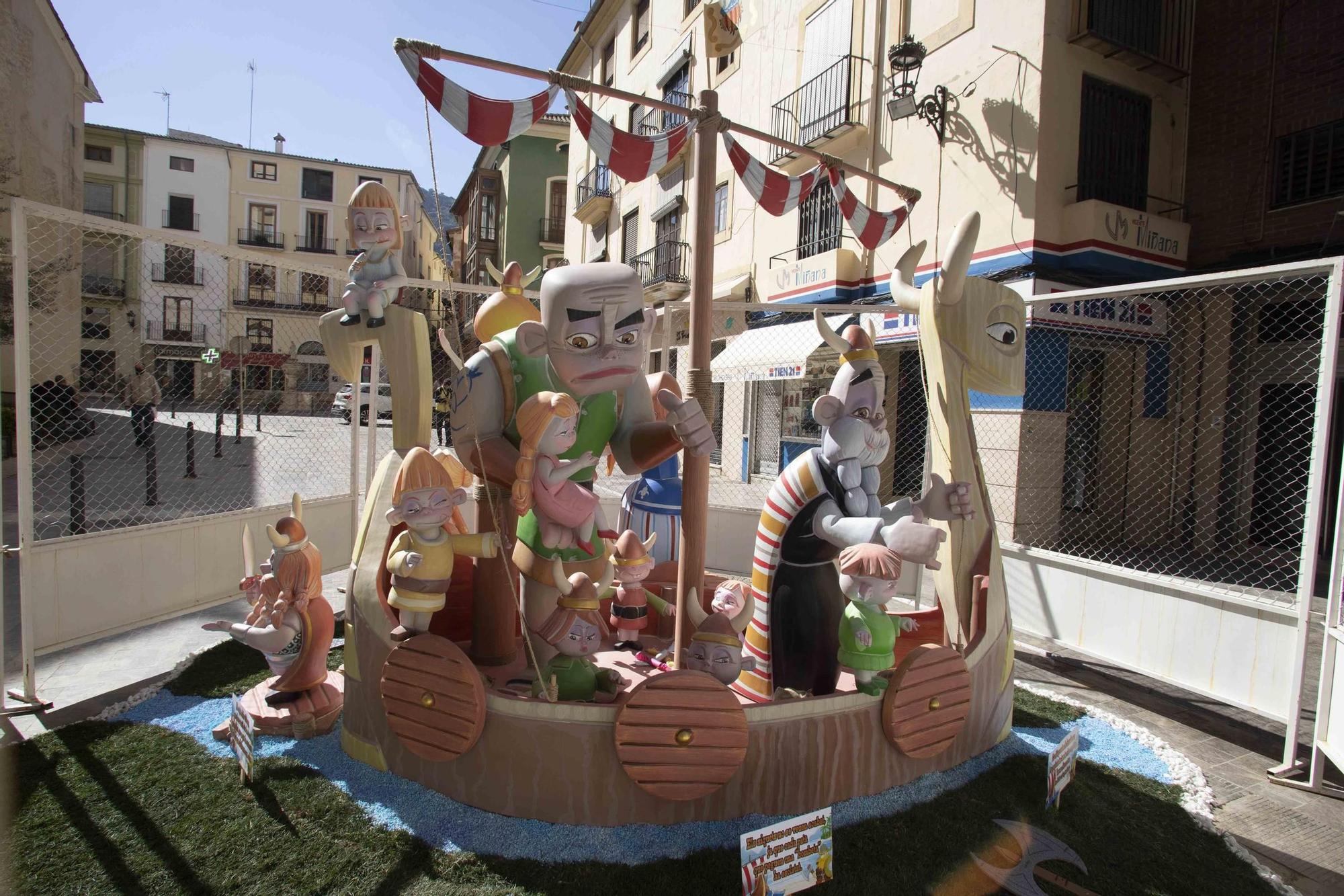 Así son las fallas plantadas por las 19 comisiones de Xàtiva