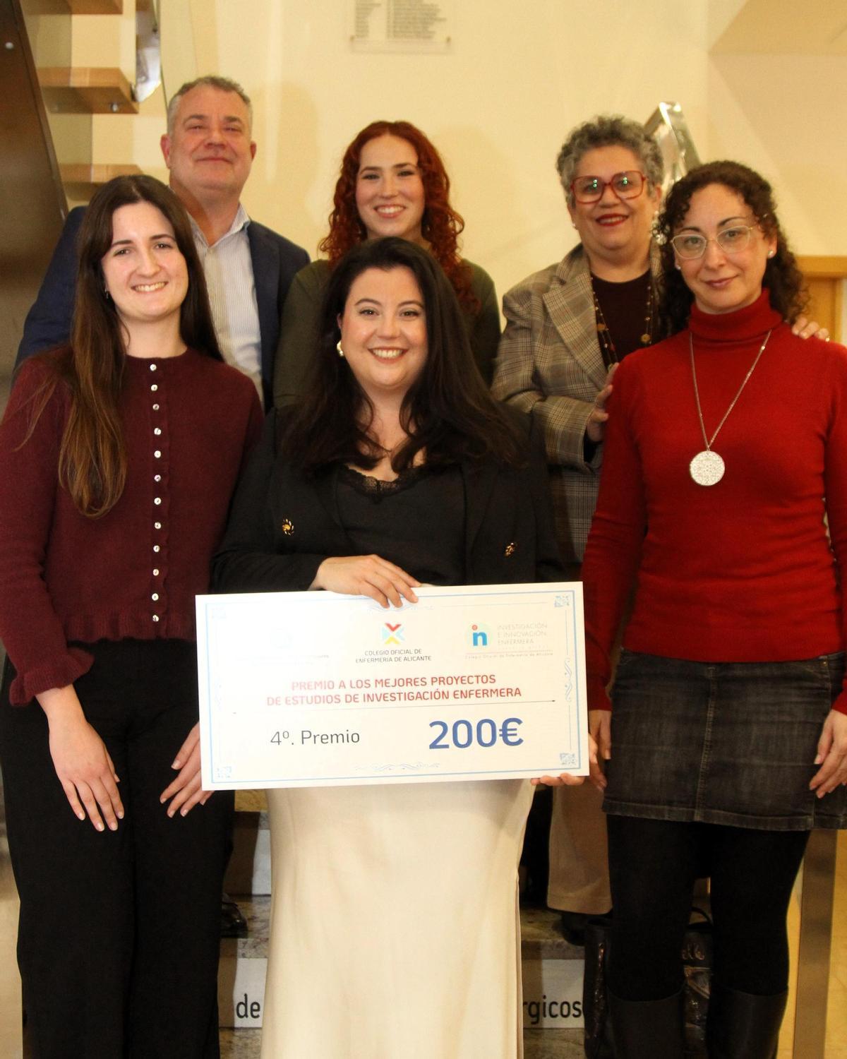 El equipo ha obtenido un premio del Colegio de Enfermería